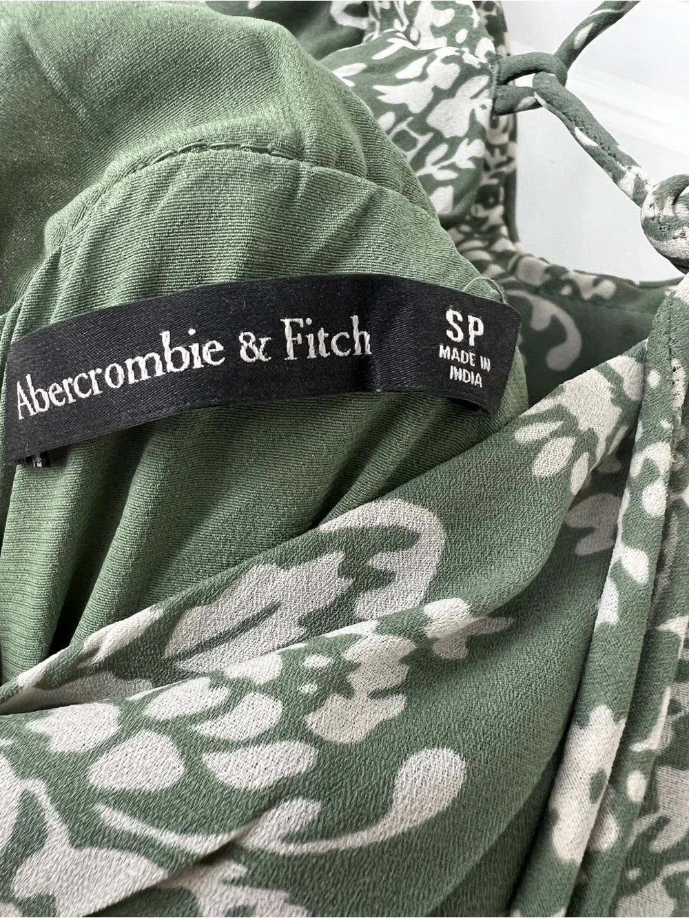Abercrombie & Fitch Camille tie-back gown